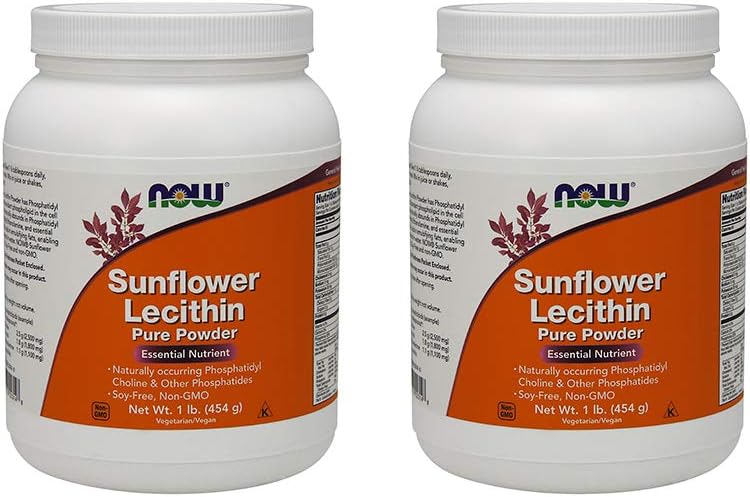 Nu fødevarer nu fødevarer, (2 Pack) Solsikke Lecithin, Pure Powder, 1 LB (454 g)