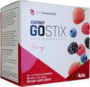 4Life Energy Go Stix, Sund energi drikke mix, Koffein fra Guarana, Maca, Yerba Mate og Green Tea Leaf Extract, Berry Flavor - 30 Pakker