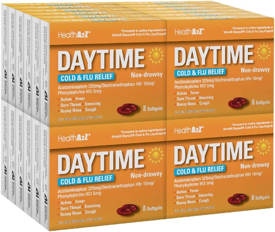 HealthA2Z ® Daytime Note 124; Cold & Flu Medicine