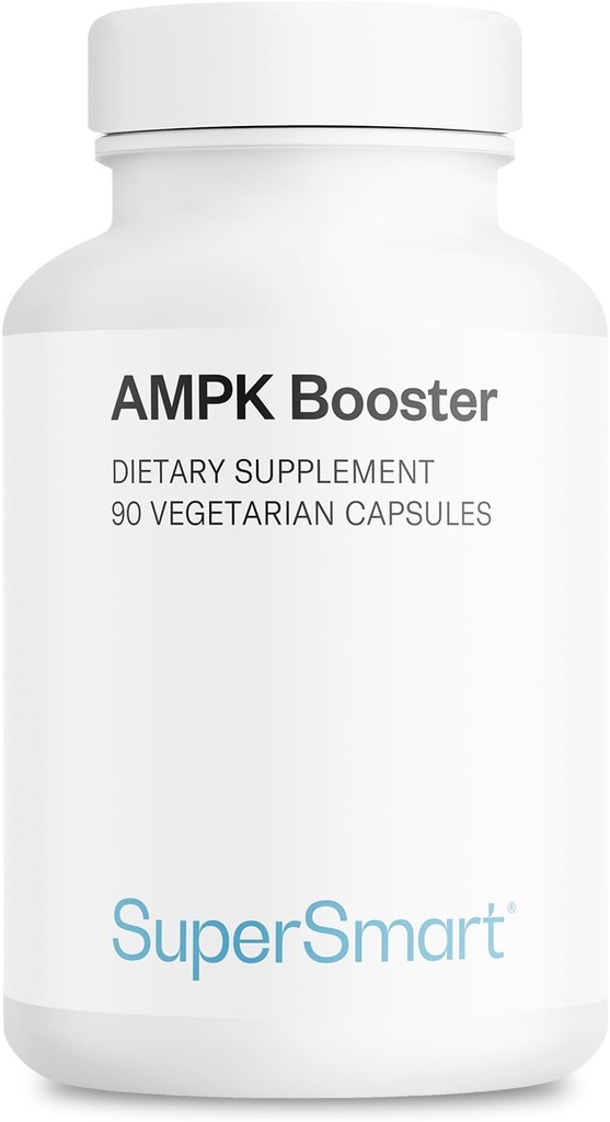 Supersmart - AMPK Booster - AMPK Metabolic Activator - med Berberine Dex124; Non- GMO & Gluten Free - 90 Vegetariske Kapsler