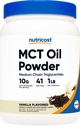 Nutricost Premium MCT Oil Powder (1 LB, Vanilla) - Best for Keto, Ketosis, og Ketogen Diets - Zero Net Carbs, Non- GMO og Gluten Free, Medium Chain Triglycerid
