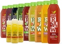 Juice Fra RAW 9-Day Vitamin- C Immunity Cleanse Mest populære Juice Cleanse / Detox / 100% Raw Cold- Pressed Juices (18 flasker + 9 skhots)