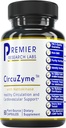 Premier Research Labs CircuZyme - Blood Circulation Supplements Support Blood Flow & Vaskulære Support Feating Diosmin, Cayenne & Natokinase, for mænd og kvinder - 60 Vegetariske Kapsler