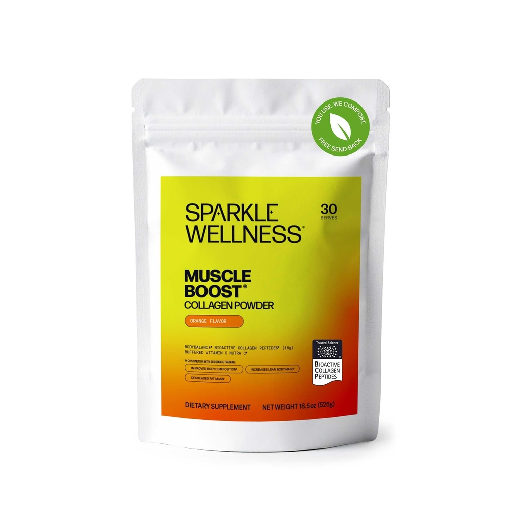 Sparkle Wellness Muscle Boost (Orange) [30- Serves]
