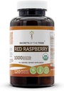 Secrets of the Tribe Red Raspberry USDA Organic Capsules Measures 124; Certified Organic Vegetarian Capsules, Herbal Dietary Supplement Measures 124; Rubus idaeus Tørret Leaf (120 Count)