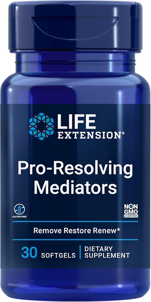 Life Extension Inflammation Management Bundle - Cytokine Undertryk med EGCG 30 Kapsler og Pro- Resolving Mediatorer 30 Softgels