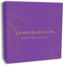 Cannabaquin Max Relax Pill - Supplement Complex 100% Botanisk Formel til afslapning, Hukommelse, Klarhed, Stress Support, Lavet i USA med naturlige produkter fra vores egne felter