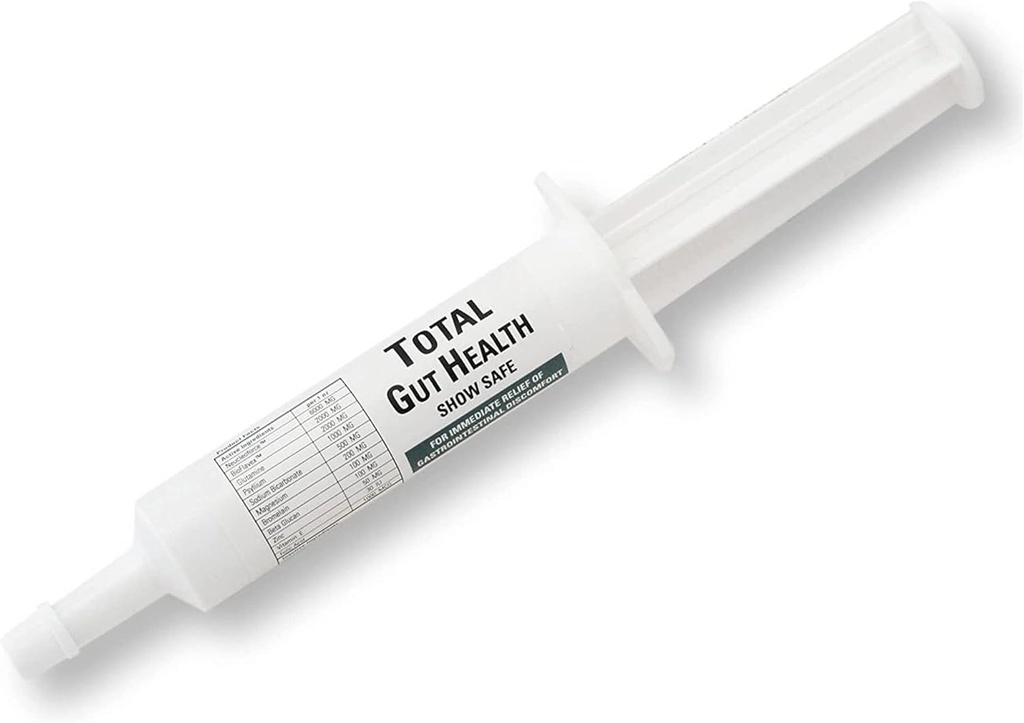 Ramard Total Gut Health Equine fordøjelsesstøtte - Equine Gut Health Supplement Probiotika til heste, Sund Gut Vitaminer, Gastrisk Relief, Optimum fordøjelsessygdomme til heste 1oz, 1- Pack