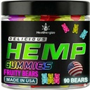 Hamp Gummies Premium Hamp Oil Gummy Bears Ediably-Natural Call, Peace and Relaxation-Promote Sleep, Back- Natural Omega 3 6 9 -High Potence Hemp- Made in USA