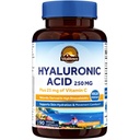 Vitalitown Hyaluronsyre Kosttilskud 250 mg, Plus 25 mg C-vitamin, naturligt afledt og høj biotilgængelighed, hudhygiejne, 90 Vegan kapsler, 3 måneders forsyning