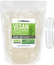 XPRS Nutra Størrelse 00 Tomme kapsler - 1000 klar greve Tomme Veganske kapsler - Vegetariske Tomme piller - DIY Vegetabilske Kapsler Filling- Veggie Pill Caps