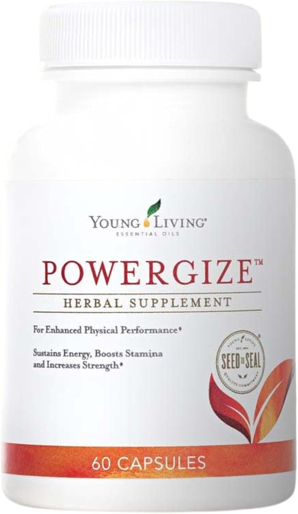 Young Living - PowerGize 60 Kapsler Note 124; Active Lifestyle Support for Mænd & Kvinder