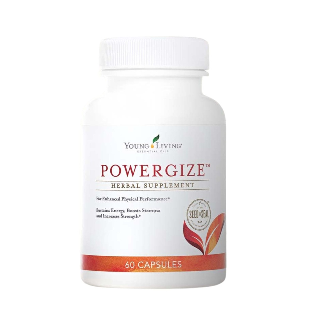 Young Living - PowerGize 60 Kapsler Note 124; Active Lifestyle Support for Mænd & Kvinder