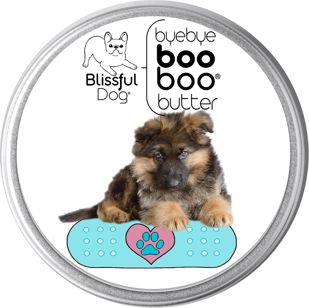 Den Blissful Dog 8 oz TIN Tysk Shepherd Booo Butter