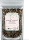 Starwest Botanicals Organic Hawthorn Leaves & Flowers - Tørret Loose Leaf Herb til te, Naturlig Wellness Support til kvinder & mænd, Cut & Sifted, Certified Kosher, Non- GMO - 4 oz Pouch