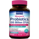 Innate Vitality Probiotika til kvinder, 100 Millioner CFU 'er 18 Spor, Prebiotika og Probiotika, med Cranberry, C-vitamin & B6 P5P, Vaginal & fordøjelsessygdomme, Ikke nedkølet, 60 Caps