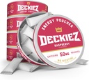 Deckiez Energy Pouches, 5 Cans (100 Servere), Sukker gratis koffein supplement, Kaffe Pouches & Energy Drink Alternativ, 50mg Koffein Pouches, Raspberry Flavor