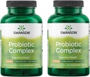 Swanson Probiotisk Kompleks 4. 2 Millioner CFU 5- Strain fordøjelig sundhed Fedt Metabolisme Satiety Prebiotisk FOS Complex Supplement 120 Veggie DRcaps (2 Pack)