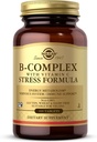 Solgar B- Kompleks med C-vitamin - 100 tabletter - Non- GMO, Vegan, Kosher & Gluten Free - 50 Servere