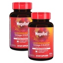 MegaRed Extra Strength 500mg Omega-3 Krill Oil Supplement med EPA / DHA, Ingen Fishy eftersmag understøtter hjerte sundhed, 80 Count Softgels (2 Pack)