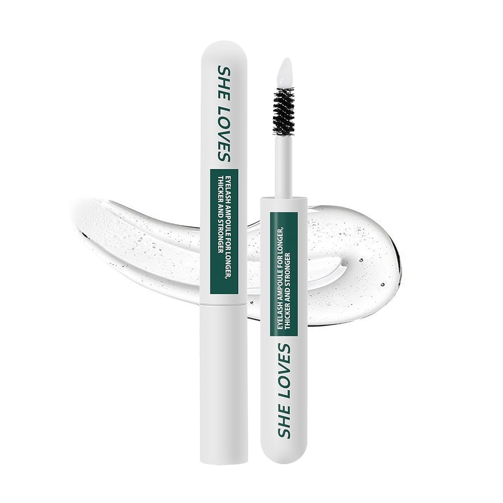 Avanceret Eyelash Growth Serum 2- 1- Brush Head to Grow Lass for Længere, Tykkere, stærkere