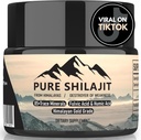 Himalayansk harpiks til mænd og kvinder, organisk naturligt supplement med 85 + spor mineraler + Humanic Acid, høj potens giver energi, styrke & immunitet (30g Ny)