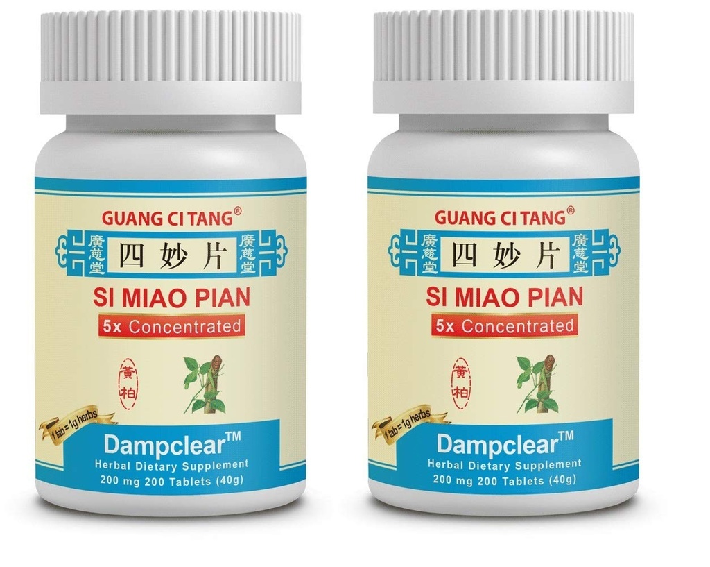 Si Miao Pian, 200 mg tabletter - pakning med 2 stk.