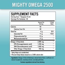 Mægtige Omega 2500 Potent Omega 3 Supplement - 2500 MG EPA DHA Per Teaspon - Høj dosis Omega 's 3 Fish Oil - South Pacific Anchovy Sourced - Triglycerid Omegas 3 Fedtsyretilskud