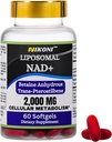 Nikoni Liposomal NAD + 2000 mg med TMG og Pterostilben, understøtter sund Aging- 60 Softgels