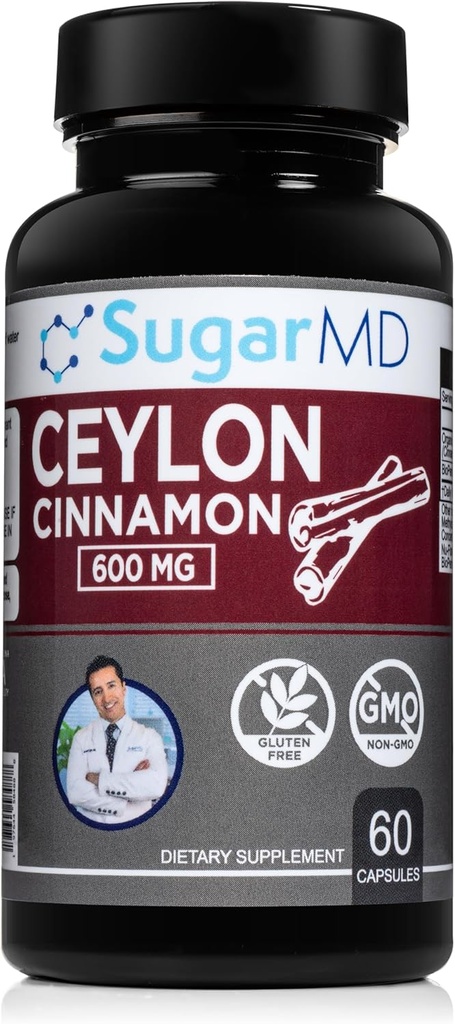 Ceylon kanelkapsler - 60 af SugarMD