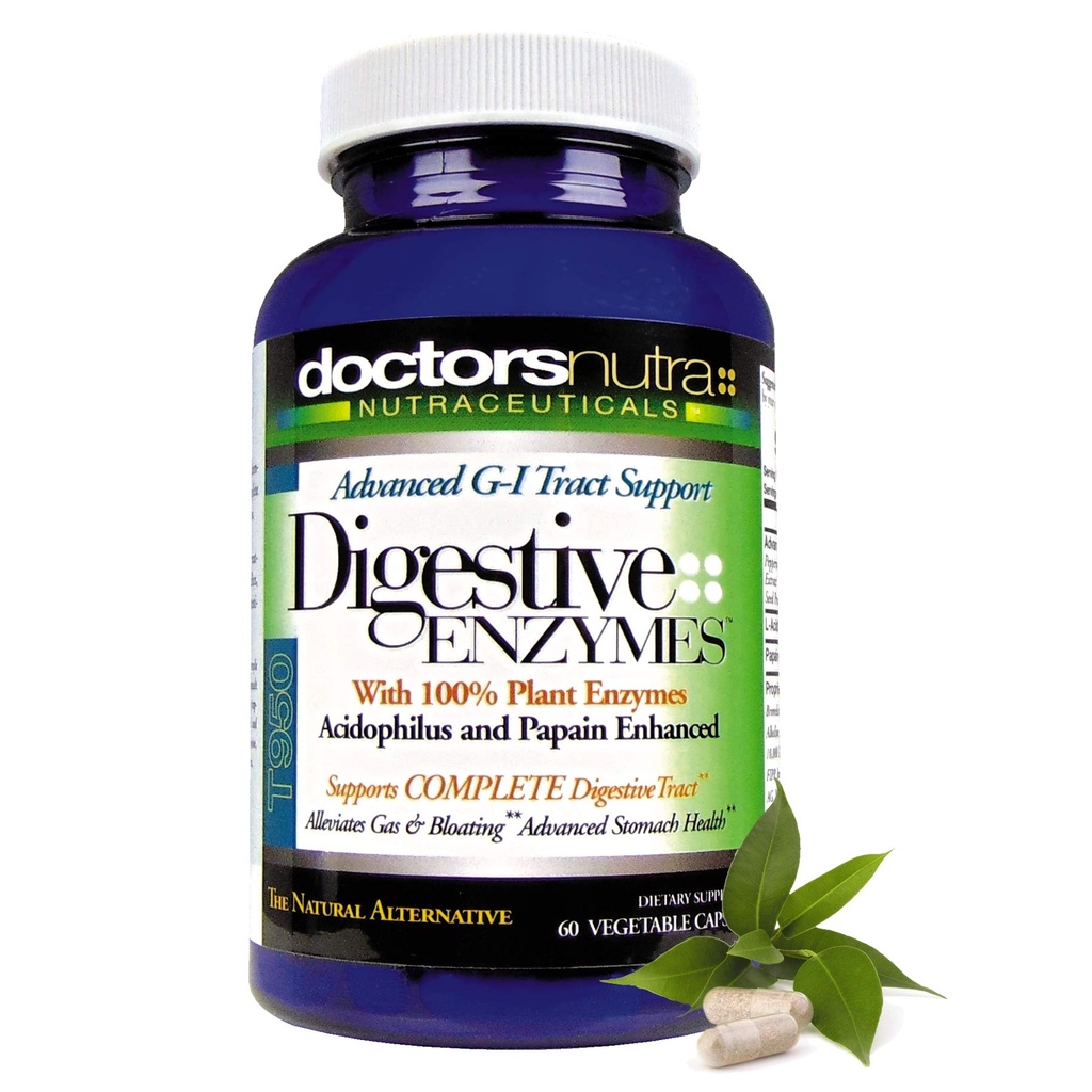 Digitale enzymer Natural GI Digitale support supplement Avanceret Tract 950