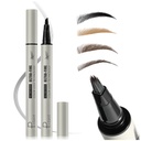Mikroblading Eyebrow blyant, Flydende magisk Multi- Tip Eyebrow blyanter til kvinder, Vandtæt Eyebrow Pen til naturlige Brow, Lang holdbarhed Eyebrow Farvestof med hår Ligesom Strokes Brows Makeup Pen