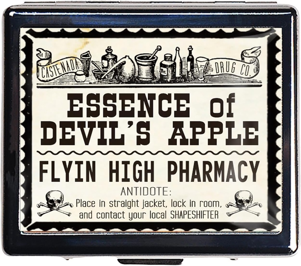 7 dage forkromet skinnende sølv pille Organizer med spejl inde har 8 separate afdelinger rektangel 7 dage pill boks pill sag (Essence of Devil 's Apple)