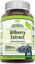 Herbal Secrets Bilberry Extract 300 Mg- 124; 4: 1 Extract (3600 mg Ækvivalent)