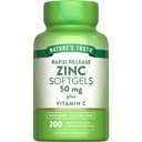Nature 's Truth Zink 50mg Supplement øb 124; med C-vitamin
