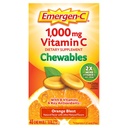 Emergen- C tyggetabletter C 1000mg, med B vitaminer og antioxidanter Tablet (40 greve, Orange Blast Flavor), Kosttilskud