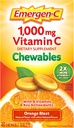 Emergen-C Chewable Vitamin C 1000mg, With B Vitamins And Antioxidants Tablet (40 Count, Orange Blast Flavor), Dietary Supplement