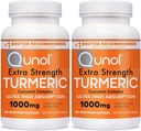 Qunol Gurkemeje kapsler, 1000mg ekstra styrke supplement, Patenteret Hydro- Opløselig teknologi, Alternativ til Gurkemeje med sort peber, 240 Veggie kapsler