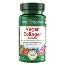 Vegan Collagen Builder - Organic Whole Foods Fruits + Veg, Silica, Lutein, C-vitamin, biotin, Grape Seed - Aminosyrer Glycin, Lysin + Proline Collagen Boostere (30 Servere, tabletter)