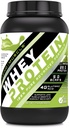 Amazing Muscle 100% Whey Protein Powder * Avanceret formel med Whey Protein Isolere som en primær ingredient sammen med Ultra Filtret Whey Protein Koncentrat (Japansk Matcha, 2 Lb)