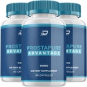 Prostapure supplement til mænd - Prosta Pure Advanced Energy Pills, Prostapur maksimal styrke kosttilskud Prostapu til mænd sundhed supplement, anmeldelser (3 Pack - 180 kapsler)