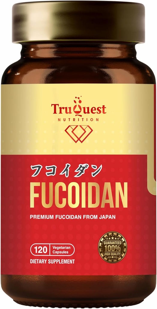 Premium Fucoidan Extract Immunity Supplement with Two Types of Highest Purity Algae Mozuku and Mekabu 120 Vegetable Capsules - for Optimal Health and Immunity