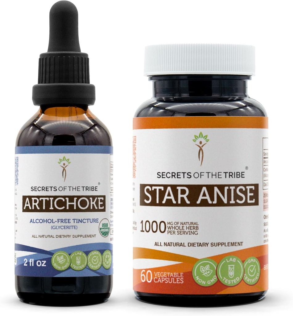 Artiskok USDA Organic and Star Anise Capsules (2 stk.)