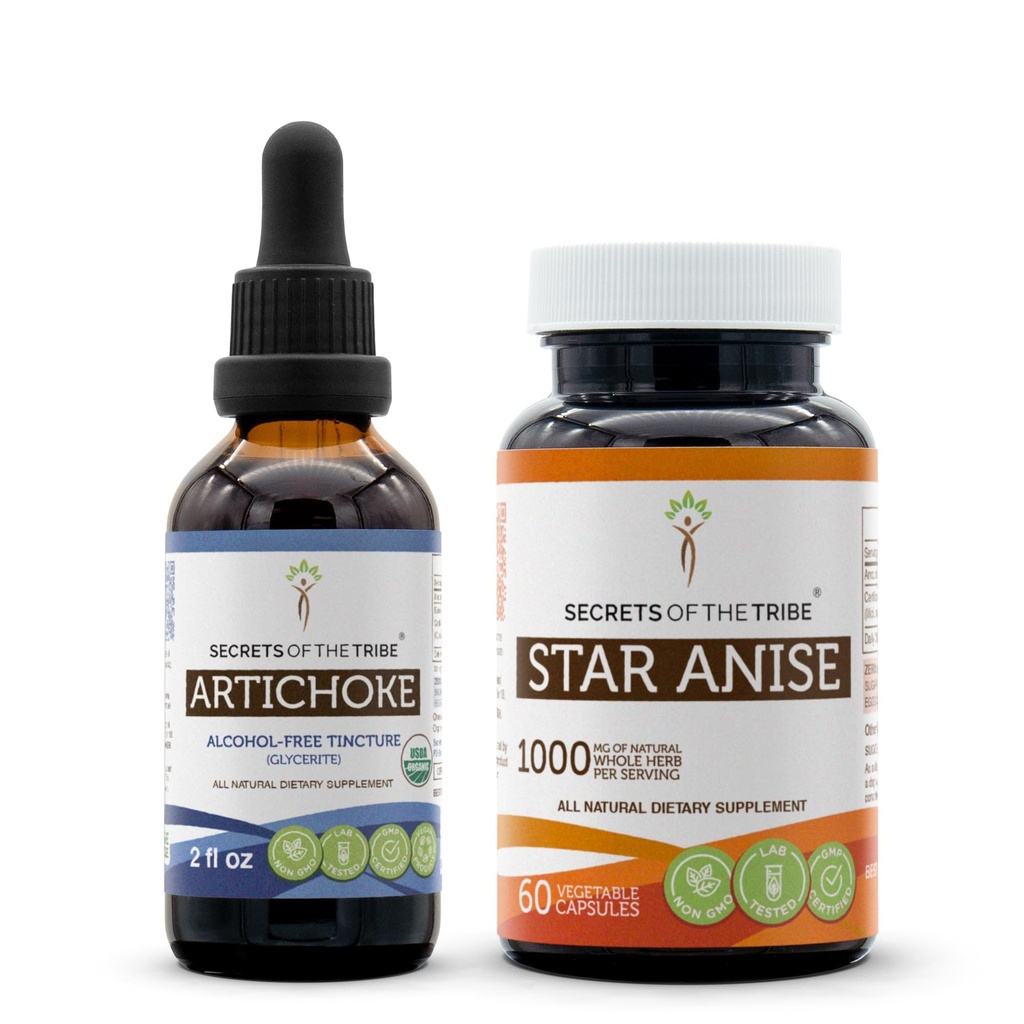 Artiskok USDA Organic and Star Anise Capsules (2 stk.)