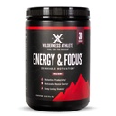 Wilderness Atlete - Energi & Fokus.124; Energy Pre Workout for Kvinder & Mænd - Energy Powder Drink Mix med naturlig koffein - Low- Carb, Zero Sugar Workout Powder - 30 Servering Tub (Wild Berry)