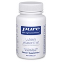 Pure indkapslinger Lutein & Zeaxanthin - Understøtter Samlet Vision * - vedligeholder Macular Pigment & Eye Health * - Antioxidant Support * - Vegan- Friendly & Non- GMO - 60 Kapsler