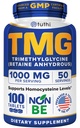 Tuthi TMG Supplement - 1000 mg trimethylglycin - betain Aminosyre til cardiovaskulær støtte og sunde homocystein niveauer - 100 Vegan tabletter - Gluten- fri, ikke-GMO - Made in USA