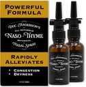 Doc Anderson 's Botanical Nasal Spray - Natural Congestion Relief med Aloe & Thyme til Clearer Breathing, Combat Irritants, og Fugt, Lavet i USA (2 Pack)