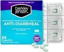 berkley jensen Anti- Diarré Medicine - Loperamid Hydroklorid 2 mg Diarré Relief Caplets - Kontrol Symptomer på Diarré Herunder Rejsende Diarré, Easy- to- Swallow Anti- Diarré Pills, 24 Ct