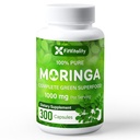 Moringa Kapsler er 124; 300 Kapsler er 124; Moringa Oleifera er 124; 10,000mg er 124; 100% Pure & Natural Measures 124; Non- GMO og Gluten Free Supplements 124; Complete Green Superfood Measures 124; Moringa Leaf Extract Powder